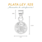 Dije de  Plata .925  con diseño de  la  de Virgen de Guadalupe  MOD. R10LPCH- Mayoreo y Menudeo
