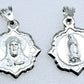 Dije de  Plata .925 doble vista  Sochapada Virgen de Guadalupe  y sagrado corazón Mod. SYC-02- Joyería Religiosa
