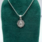Dije de  Plata .925 doble vista  Sochapada Virgen de Guadalupe  y sagrado corazón Mod. SYC-02- Joyería Religiosa