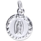 Dije  de Plata .925 doble vista  Sochapada Virgen de Guadalupe  y sagrado corazón de je sus Mod. SYC-19- Joyería Religiosa