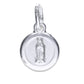 Dije  de  Plata .925 , doble vista Virgen de Guadalupe y Sagrado Corazón de Jesús  mod.  SYA-01 - Joyería Religiosa