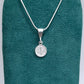 Dije de  Plata .925    doble vista en forma de San Benito  Mod. FBD-156 - Joyería Religiosa