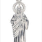 Dije  de Plata .925 en Forma  de San Judas Tadeo , Mod DR154- Joyería Religiosa