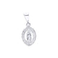 Dije de  Plata .925  en forma de la Virgen de Guadalupe mod. FBD-170 - Joyería Religiosa