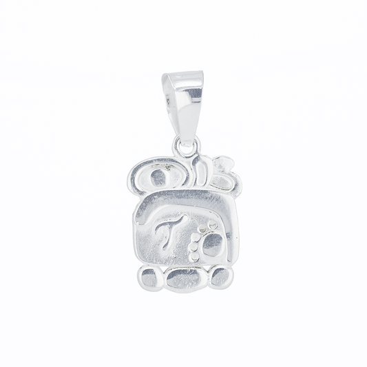 Dije de Plata  Ley .925 en Zodiaco Maya Zac, ( 27 FEB-17 DE MARZO) Mod.DM100