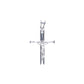 Dije  de cruz con Cristo en  Plata  Ley .925  Mod. DR048- Joyería de Fe