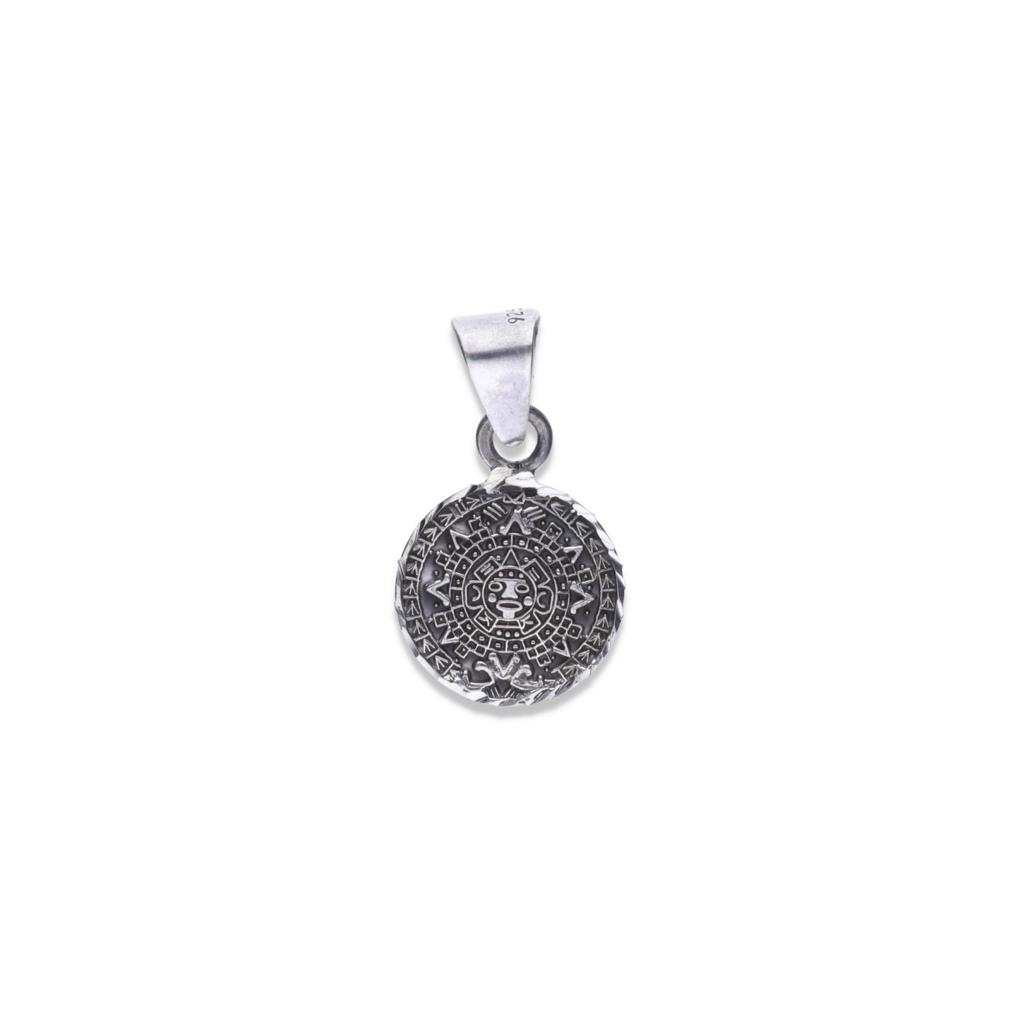 Dije de  Plata ley .925 de Calendario Azteca (JLP002-P) - Mayoreo y Menudeo