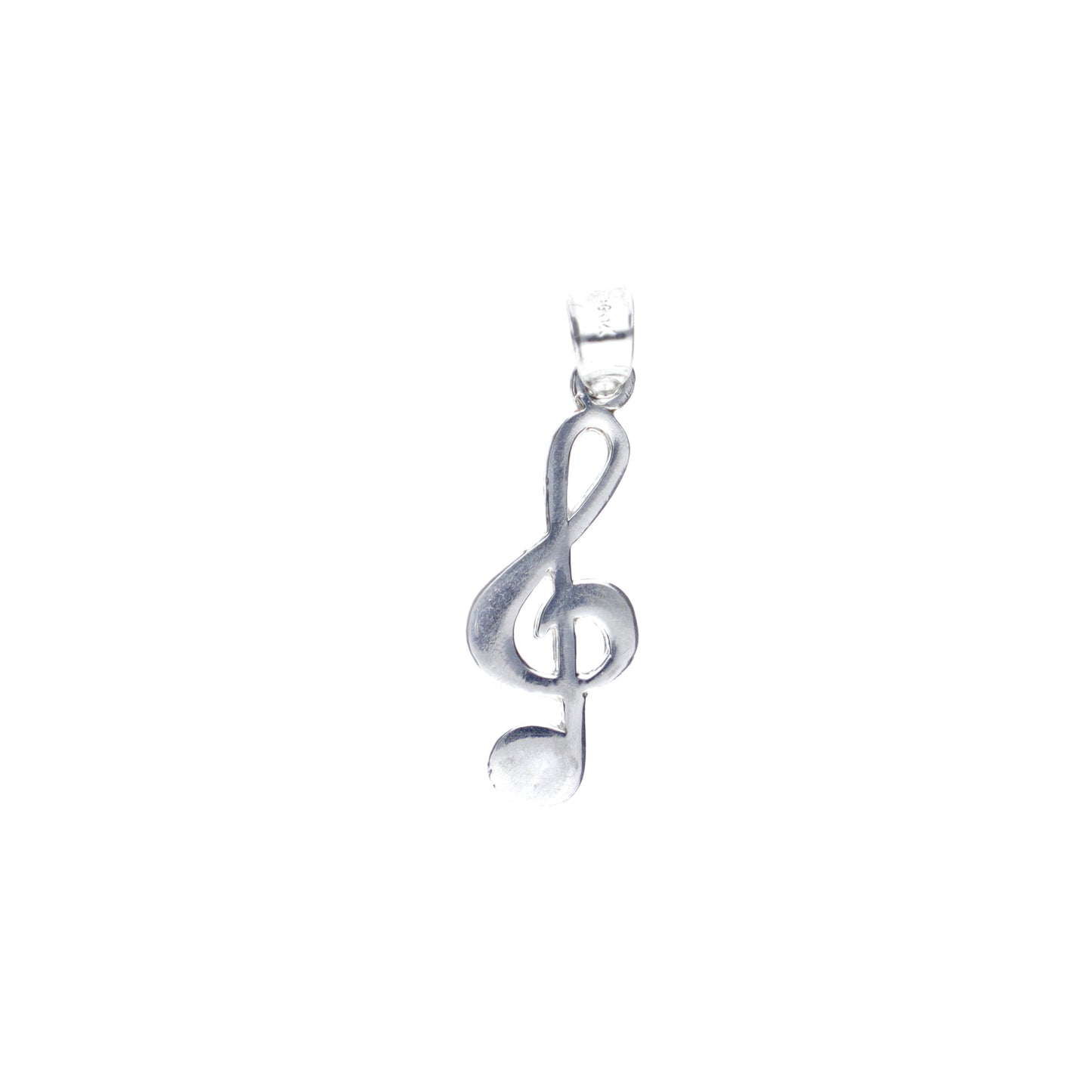 Dije Plata .925 en forma de Clave de Sol (DI004) - Joyería de Plata