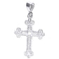 Dije de cruz en  Plata Ley  .925- Joyería Religiosa