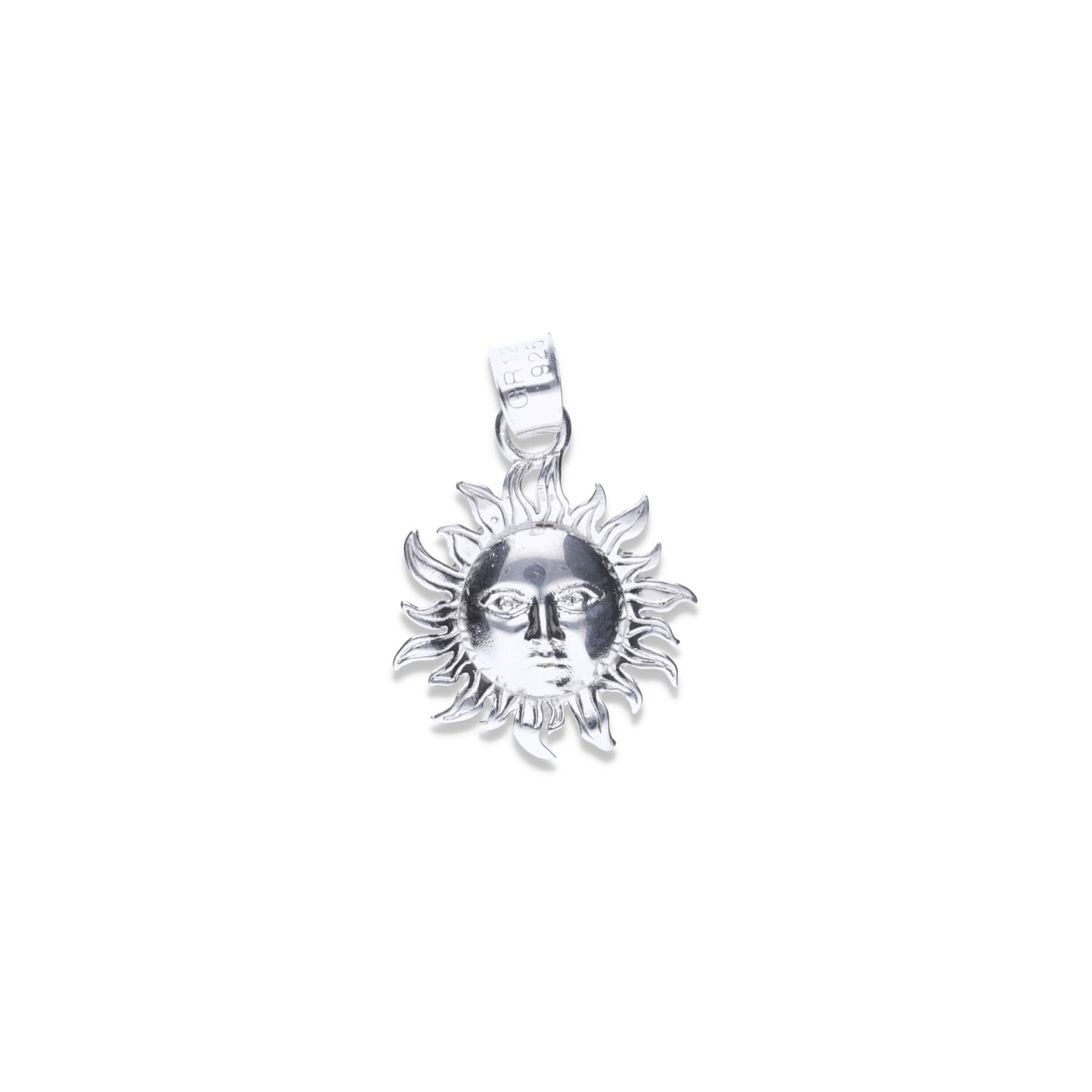 Dije de  Plata Ley .925  en forma  de Sol  ( DV269)- Joyería de Plata