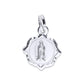 Dije de  Plata .925 doble vista Sochapada Virgen de Guadalupe  y Sagrado corazón - Joyería Religiosa