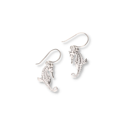 Aretes de Plata .925 - Caballito de Mar Gancho
