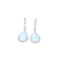 aretes Gota de Larimar en Plata.925