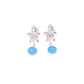 Aretes Tortuga Ópalo en Plata.925