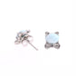 Aretes Minimalistas de Larimar en Plata.925