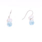 Arete Colgante Perla y Larimar en Plata.925