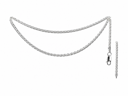 Cadena de Plata .925 - Estilo Espiga Calibre .060 (50-55cm)