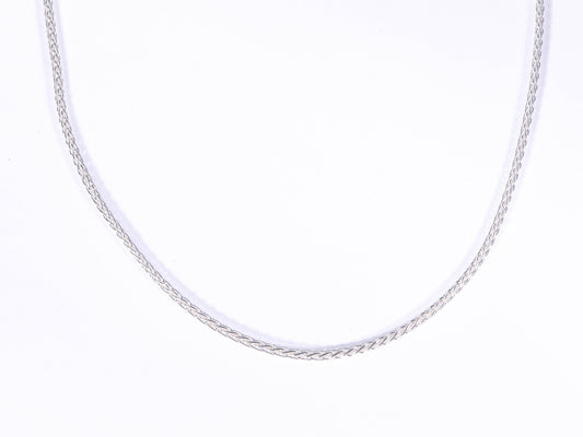 Cadena de Plata .925 - Estilo Espiga Calibre .060 (45cm)