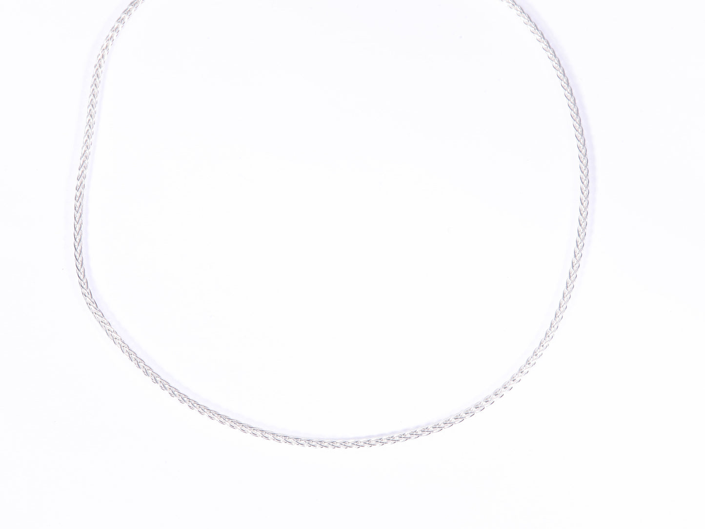 Cadena de Plata .925 - Estilo Espiga Calibre .060 (45cm)