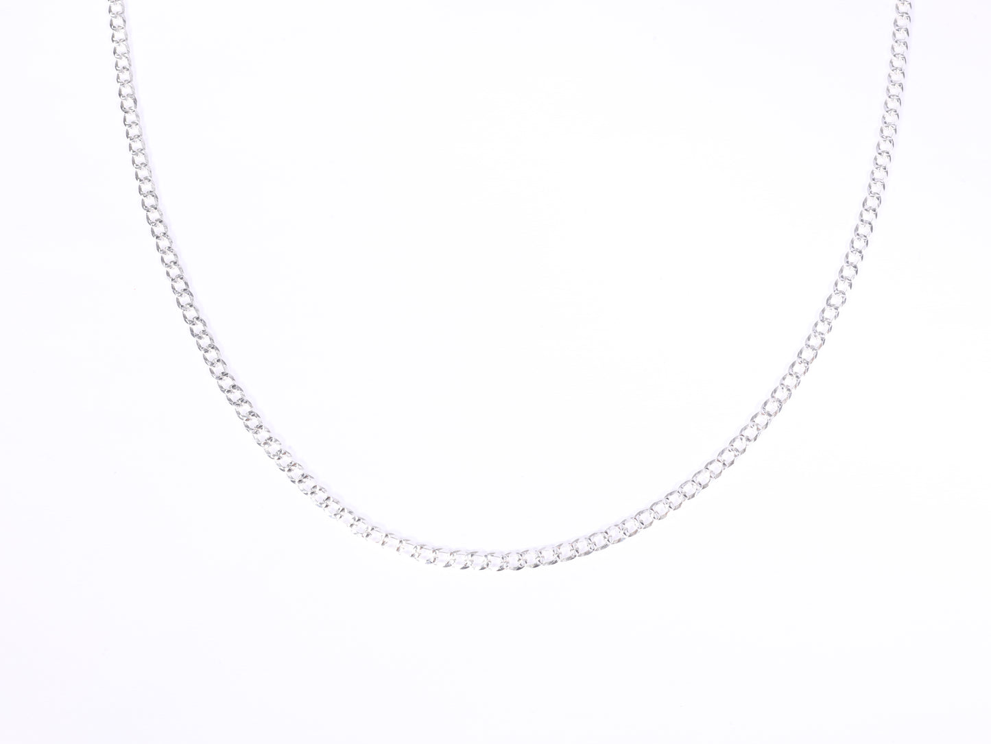 Cadena de Plata .925 - Estilo Barbada Calibre .100 y .120 (55-60-65cm)