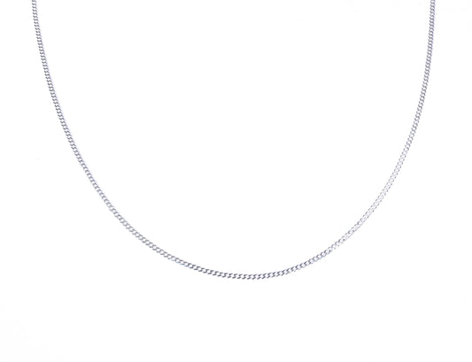 Cadena de Plata .925 - Estilo Barbada Calibre .80 y .60 (45-50-55-60-65cm)