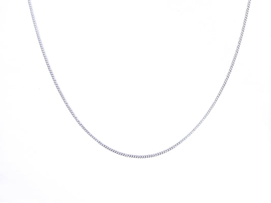 Cadena de Plata .925 - Estilo Barbada Calibre .80 y .60 (45-50-55-60-65cm)