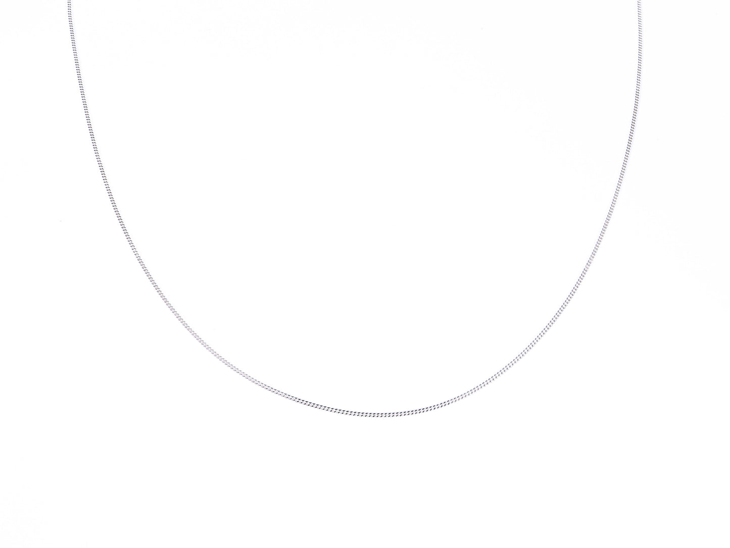 Cadena de Plata .925 - Estilo Barbada Calibre .040 y 1mm (40-45-50-55cm)