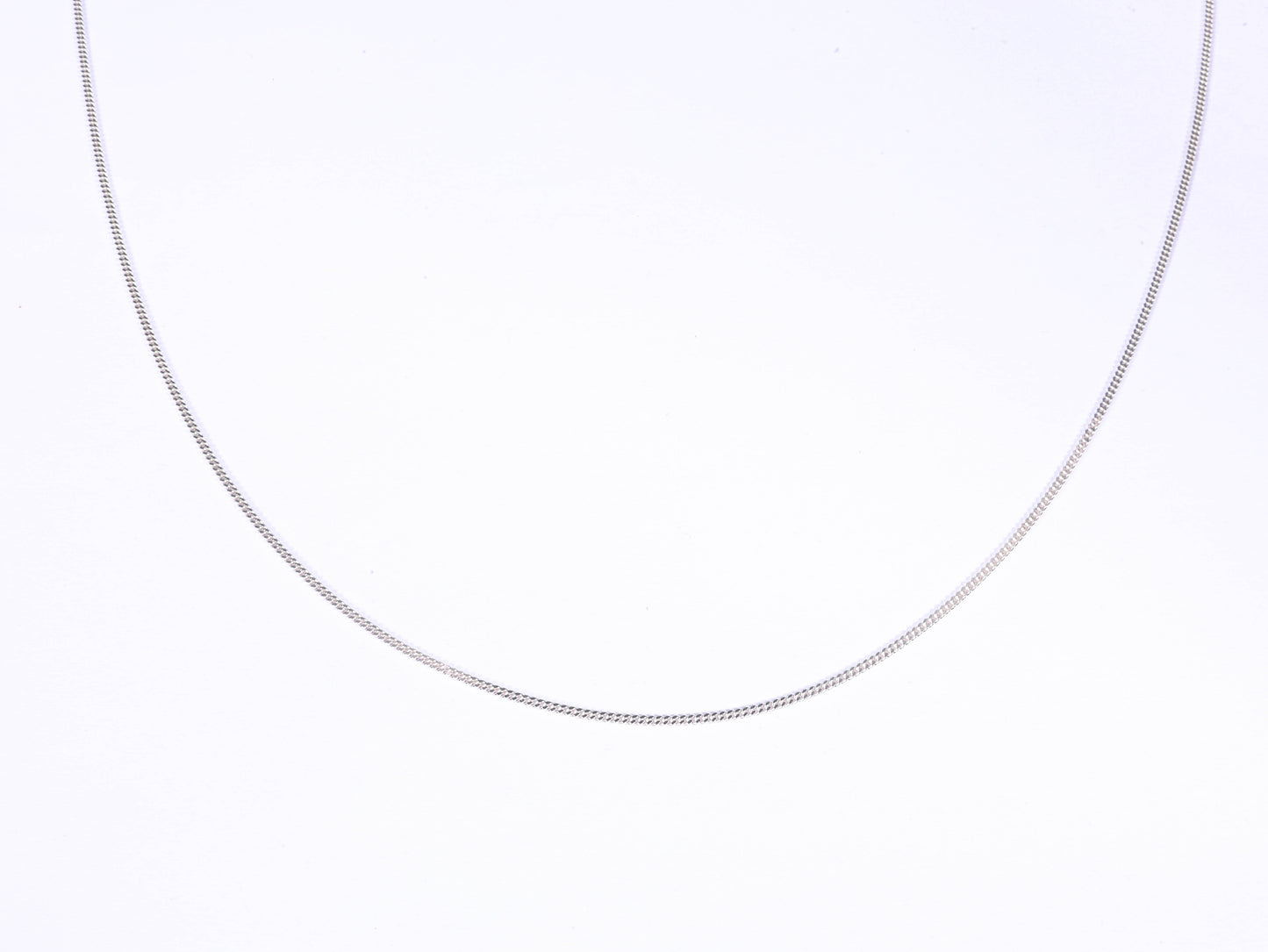 Cadena de Plata .925 - Estilo Barbada Calibre .040 y 1mm (40-45-50-55cm)