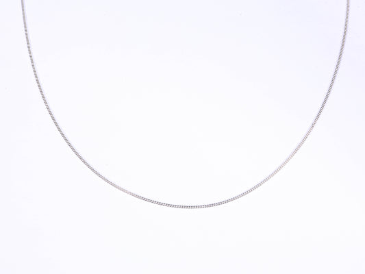 Cadena de Plata .925 - Estilo Barbada Calibre .040 y 1mm (40-45-50-55cm)