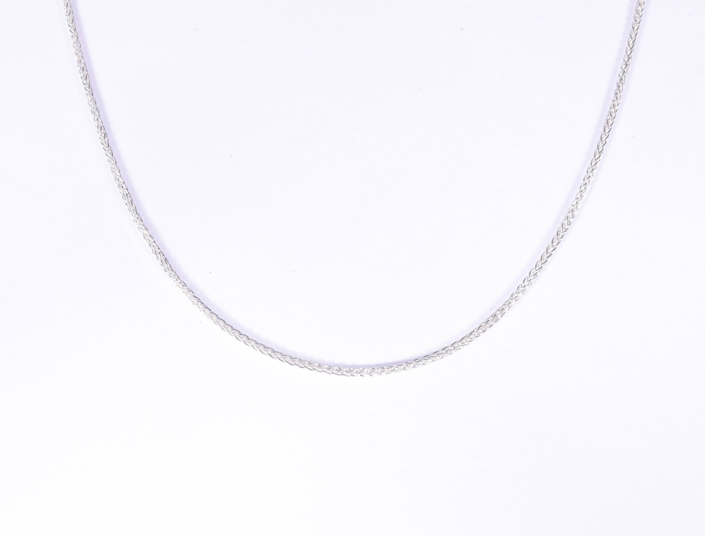 Cadena de Plata .925 - Estilo Espiga Calibre .045 y .040 (45-50-55cm)