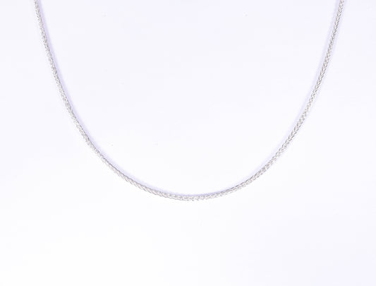 Cadena de Plata .925 - Estilo Espiga Calibre .045 y .040 (45-50-55cm)