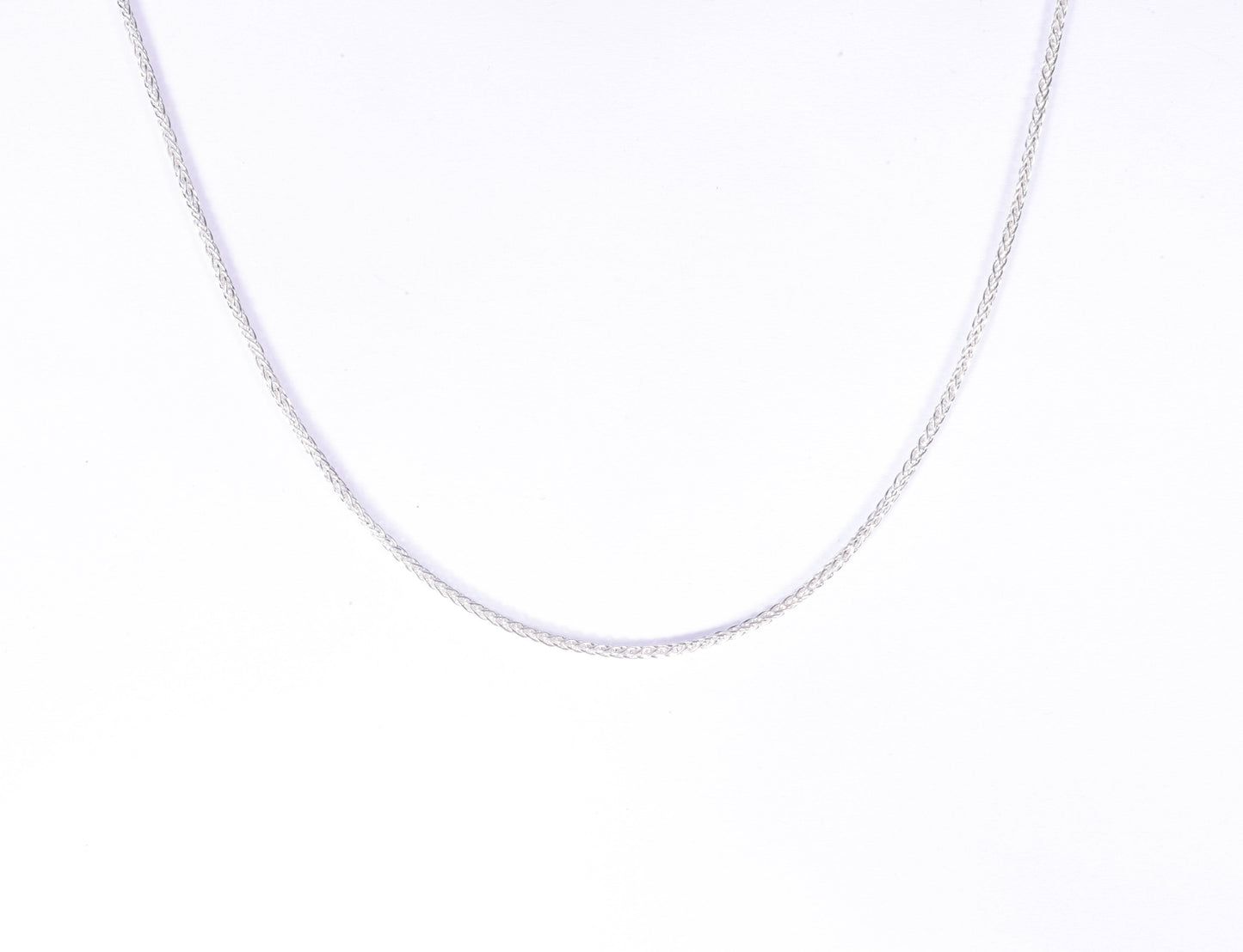 Cadena de Plata .925 - Estilo Espiga Calibre .045 y .040 (45-50-55cm)
