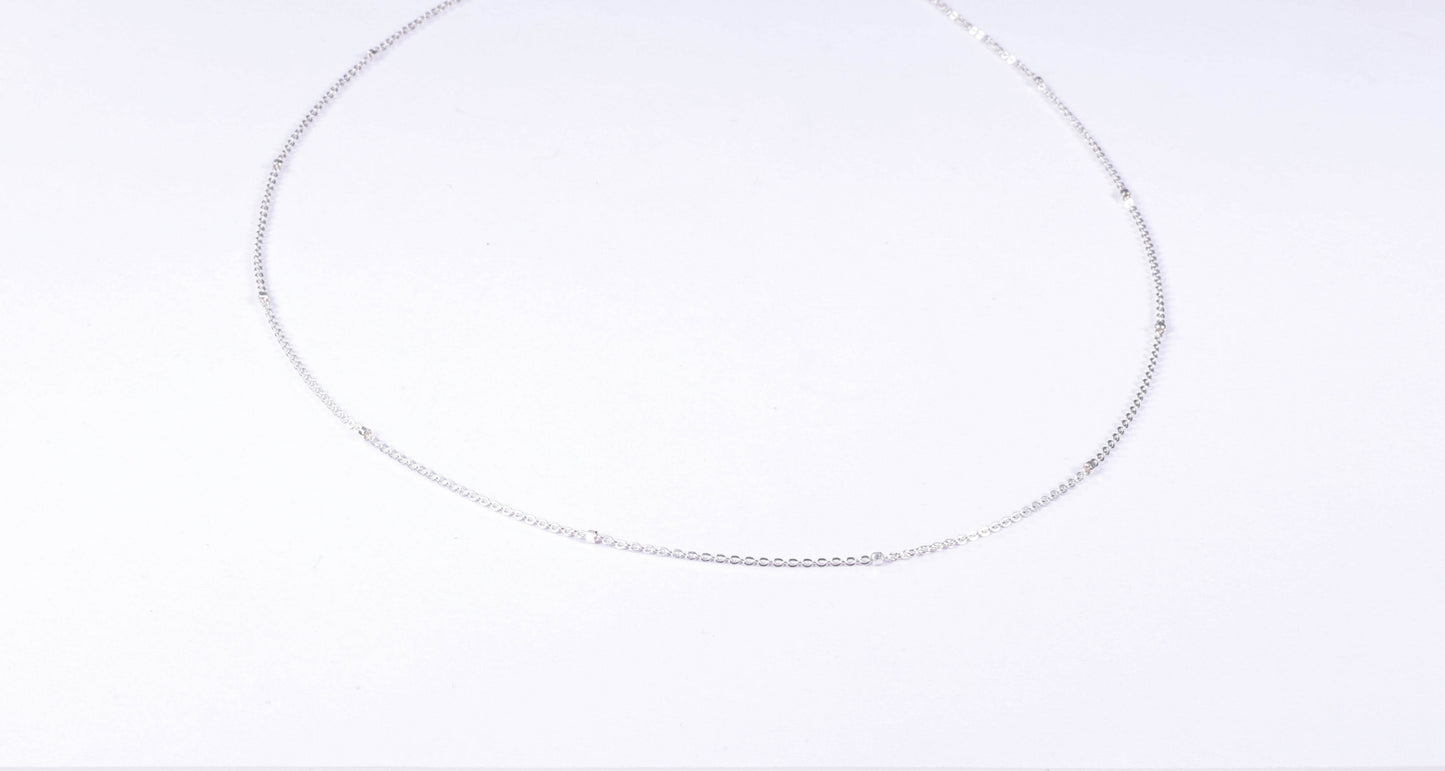 Cadena de Plata .925 - Estilo Rolo Cube (40-45-50cm)