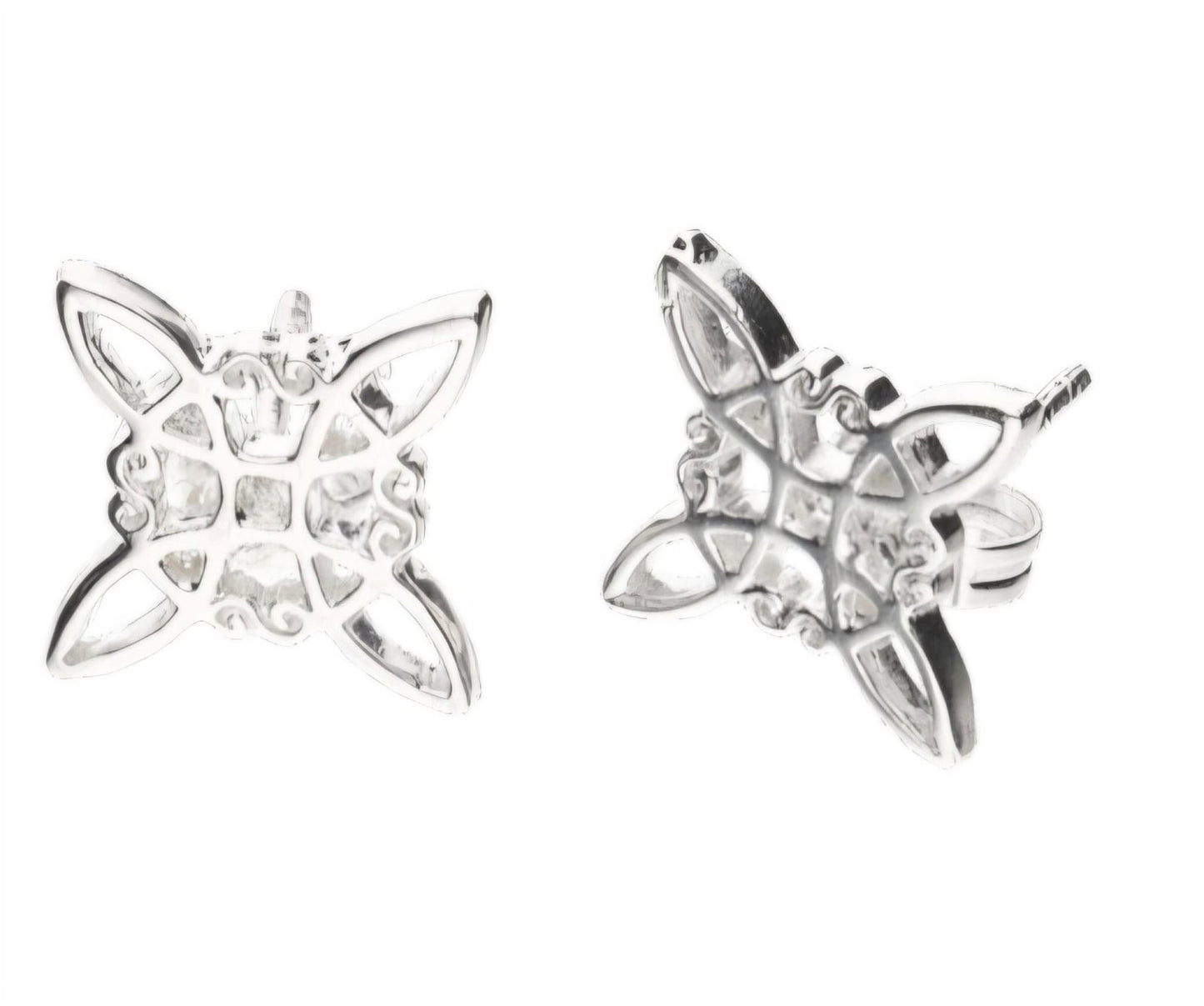 Aretes de Plata .925 Nudo Celta 1.1 Gramos - Joyería de Plata