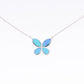 Collar Mariposa de Ópalo en Plata.925