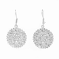 Aretes Plata .925 de Aro Abierto Diseño de Flor 16.5 Gramos - Joyería Elegante
