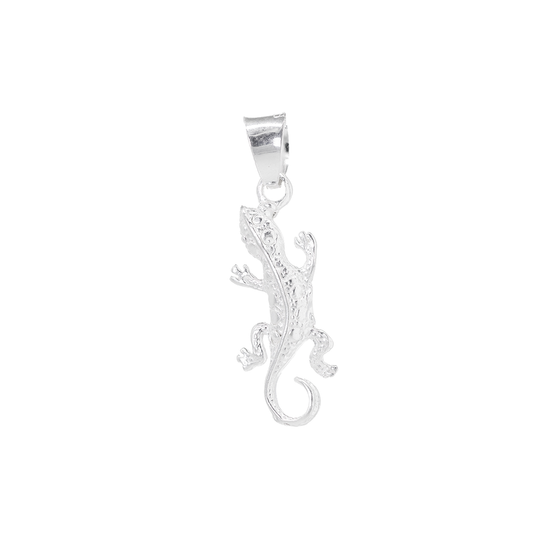 Dije Plata ley.925  en forma de Iguana ( DA009 )- Joyería de Plata