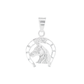 Dije de Plata ley .925 en forma  Herradura(DA034)  - Joyería de Plata