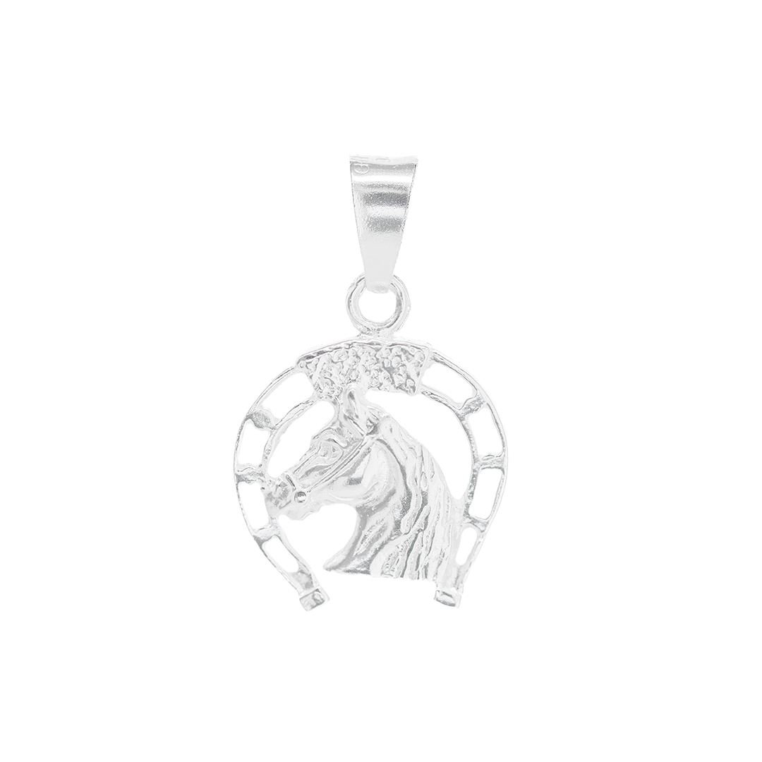 Dije de Plata ley .925 en forma  Herradura(DA034)  - Joyería de Plata