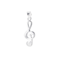 Dije Plata .925 en forma de Clave de Sol (DI004) - Joyería de Plata