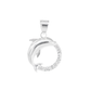 Dije de Plata Ley .925 en Forma de Delfín Riviera Maya (DM010 )- Joyería Marina