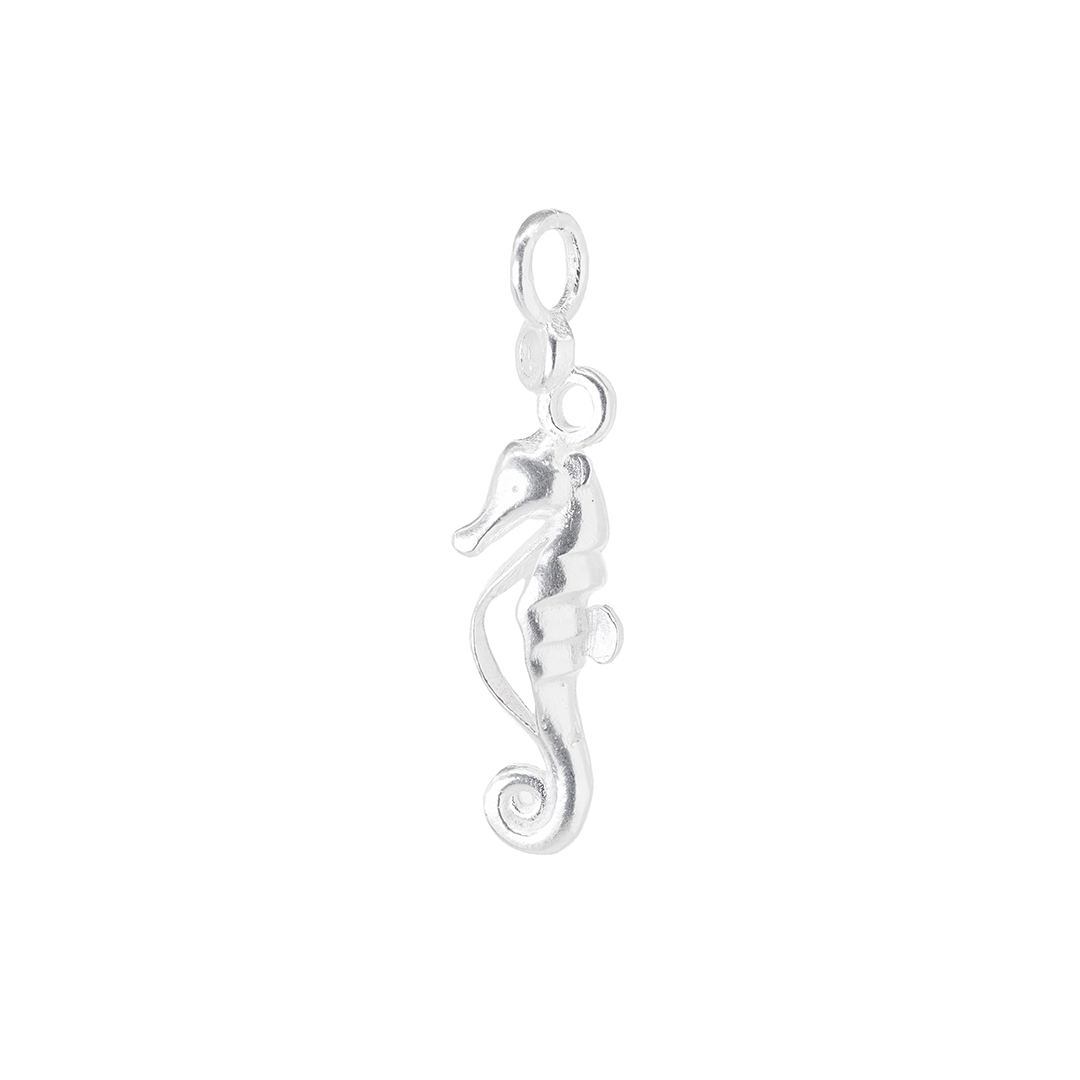 Set de Dije y Cadena de Plata ley .925 En forma de Caballito de Mar y  Cadena (COM.DM017)