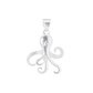 Dije de Plata Ley .925 en Forma  de Pulpo (DA033) - Joyería Marina
