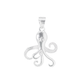 Dije de Plata  ley .925- en forma de Pulpo