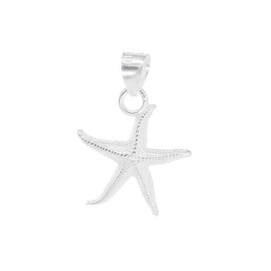Dije de Plata ley .925 en Forma Estrella de Mar(DM042) - Joyería Marina