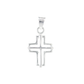 Set de Dije y Cadena en Plata ley.925 - Cruz Elegante y Cadena Fígaro