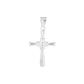 Set de Dije y Cadena de Plata ley 925 - Crucifijo Clásico con Cadena Fígaro .925