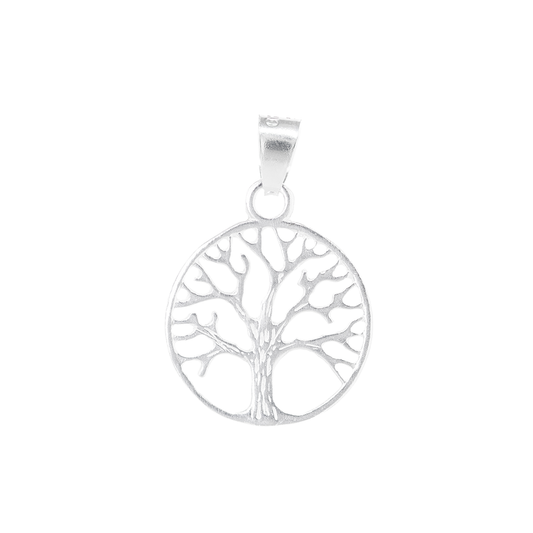 Dije Plata  Ley.925  en forma de Árbol de la Vida ( DV020)  - Mayoreo y Menudeo