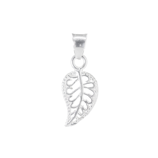 Dije  de Plata ley .925  en forma de Hoja  - Mayoreo y Menudeo
