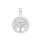 Dije Plata .925 Forma Árbol de la Vida con Circonia DVP058 - Joyería Elegante